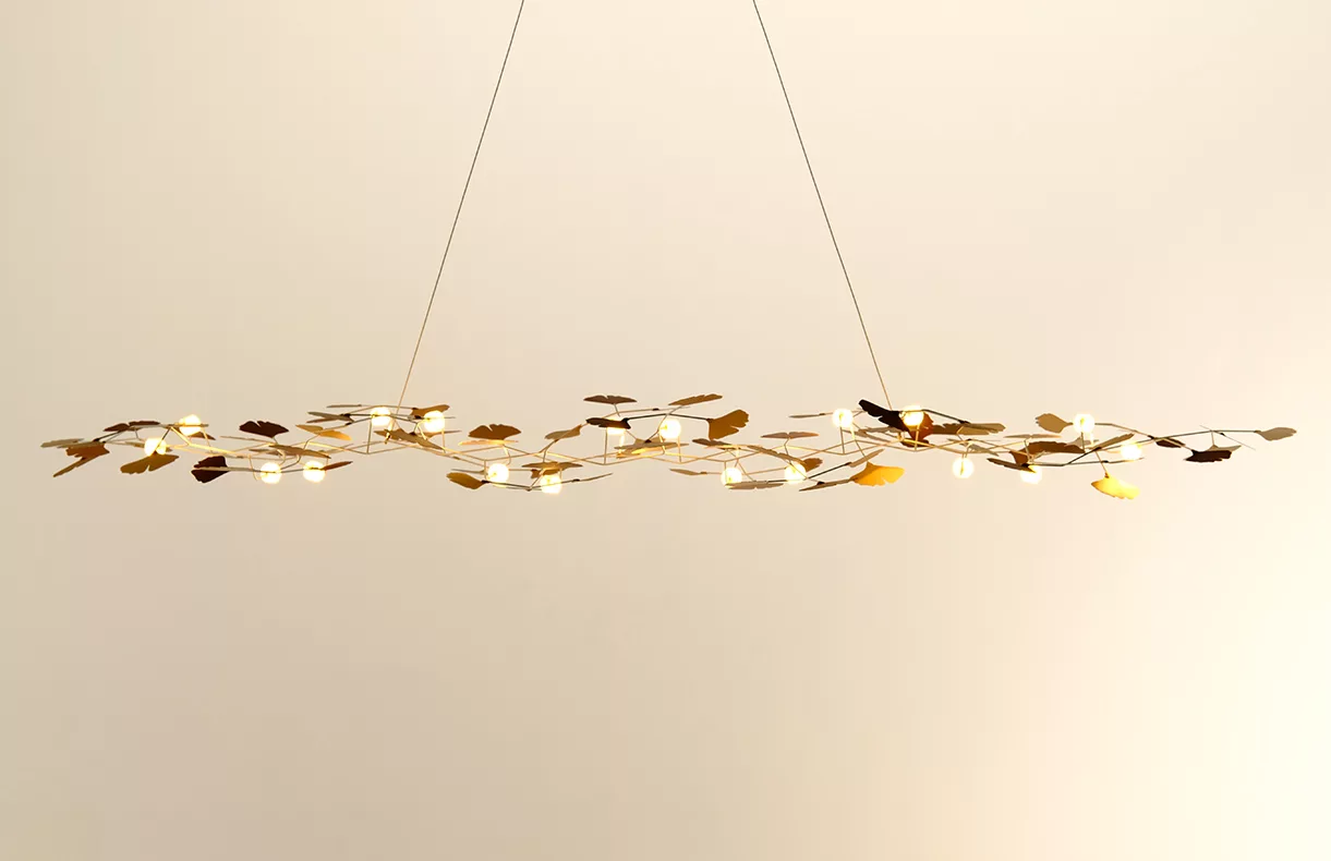GINKGO recht – minimalistische design hanglamp