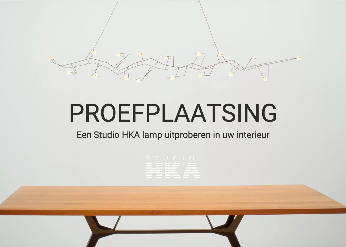 Probeer de hanglamp boven je eettafel | proefplaatsing van Studio HKA